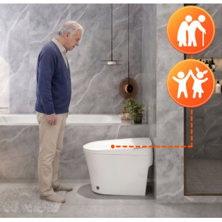 WC - monoBloc SMART - automatyczna miska sedesowa dla osób niepełnosprawnych, starszych i dzieci