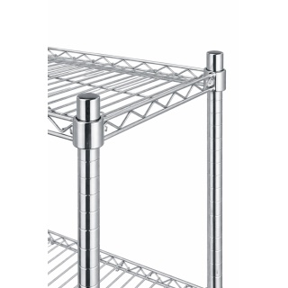 RG 14  Regał chromowany na baseny i kaczki na kółkach