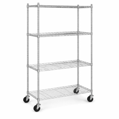 RG 14  Regał chromowany na baseny i kaczki na kółkach